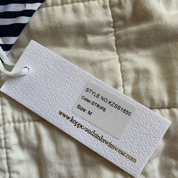 NWT Kopper & Zink Hugo Navy/White striped bottoms - Picture 6 of 6